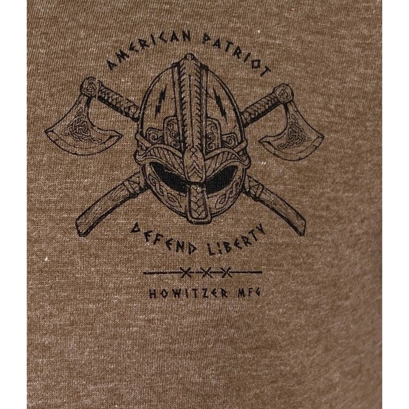 Howitzer Style Men's T-shirt Heart Of Warrior Military Grunt - Picture 5 of 8